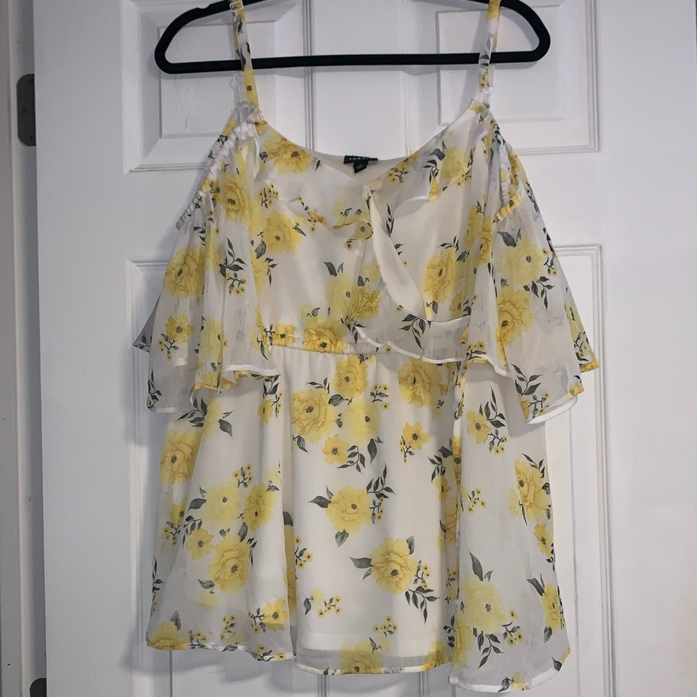 Cold shoulder blouse